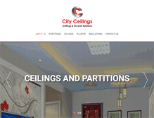 Tablet Screenshot of cityceilingsupplies.co.za